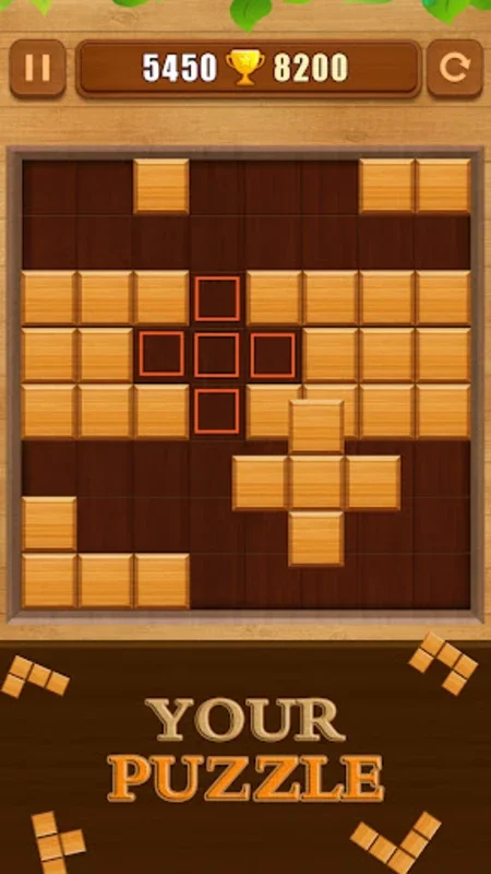 Wood Block Puzzle for Android - No Downloading Needed