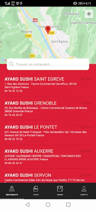 Ayako Sushi for Android - Enhance Your Sushi Experience