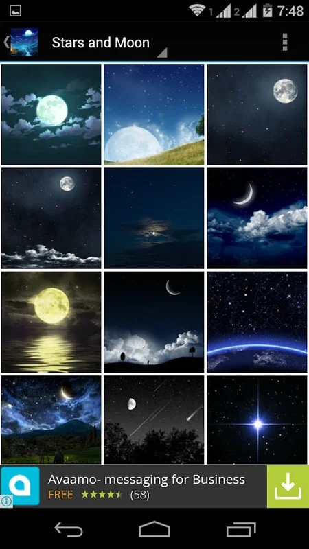 Stars and Moon HD Wallpapers for Android - Enhance Your Device