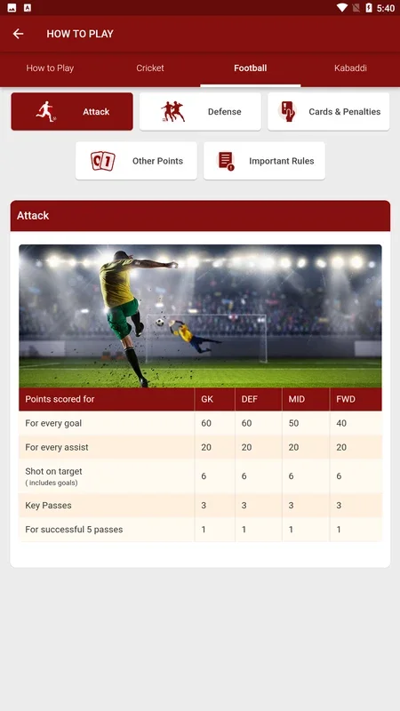 Howzat for Android - Create Fictional Teams