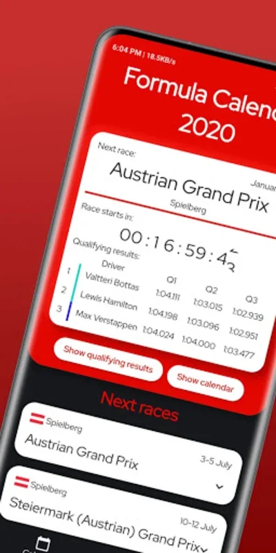 Formula Race Calendar 2023 for Android - Stay Updated