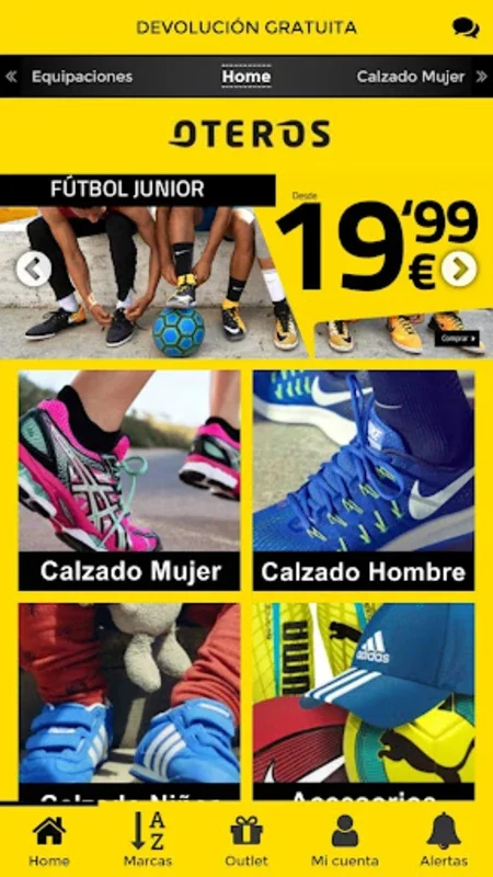 Oteros - Zapatillas Online for Android: Competitive Prices & More