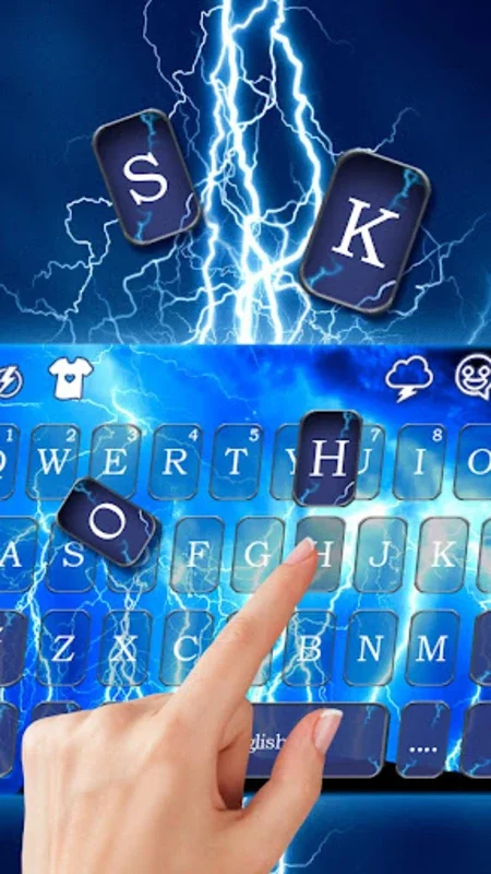 Cool Lightning Theme for Android: Customize Your Keyboard