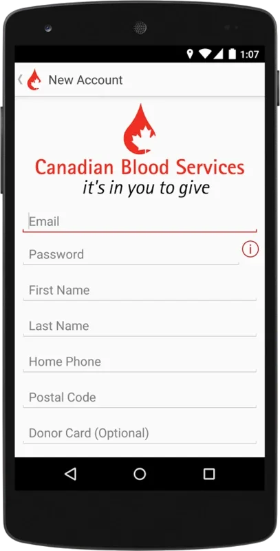 GiveBlood for Android - Streamline Blood Donation