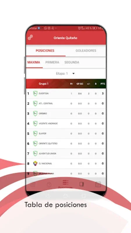 Liga Oriente Quiteño for Android: Comprehensive Championship Updates