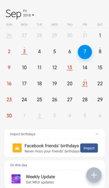 Mi Calendar for Android - Manage Your Time Easily