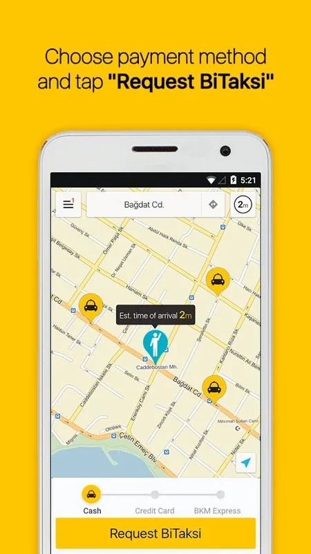 BiTaksi for Android - Hassle - Free Transportation in Turkey