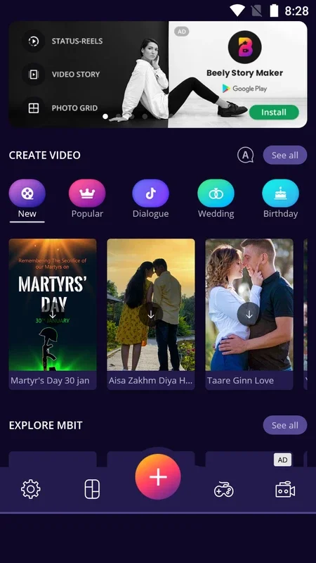 MBit Music for Android - Create Stunning Videos