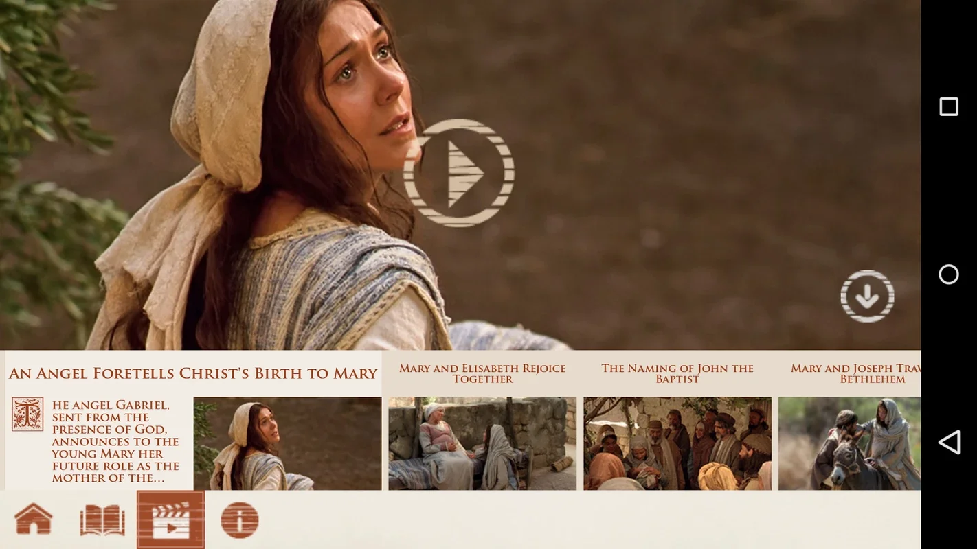 Bible Videos for Android - Immerse in Jesus' Teachings