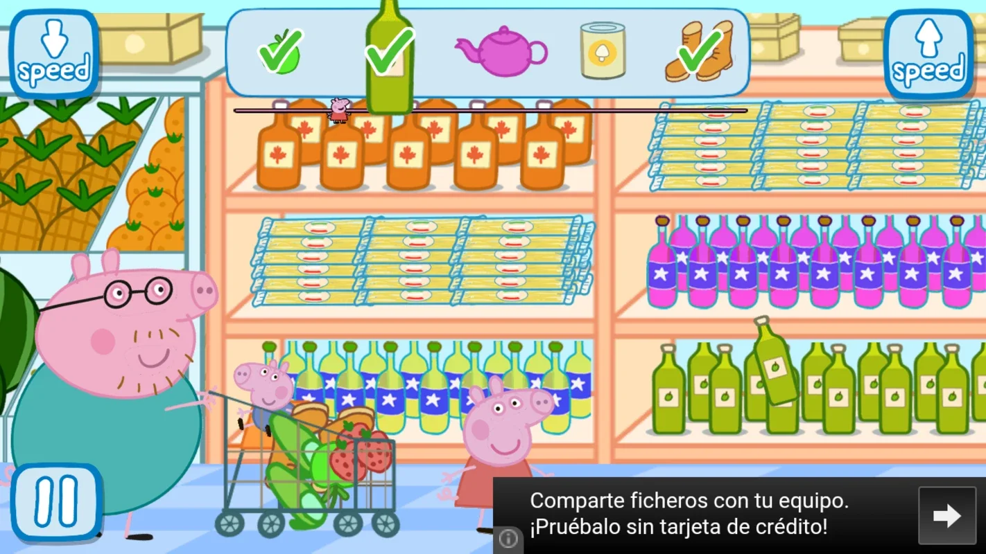 Peppa in the Supermarket for Android - Shop and Learn