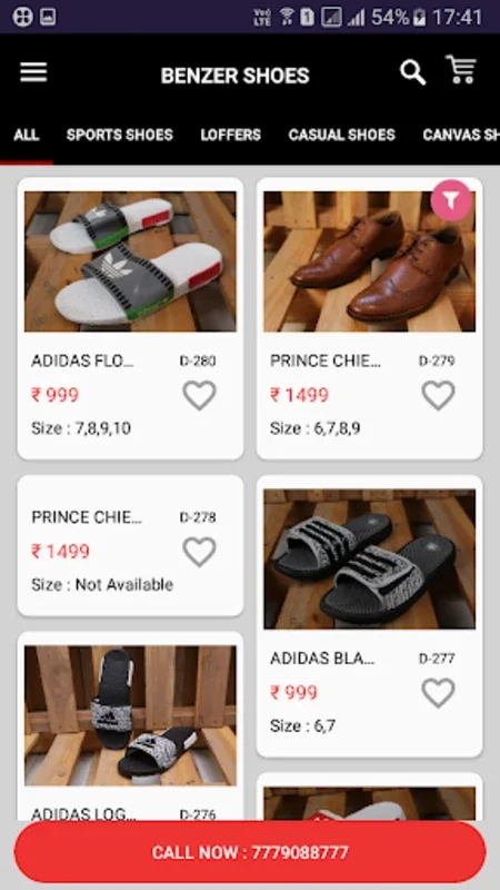 Benzer Shoes for Android - Efficient Shoe Marketplace