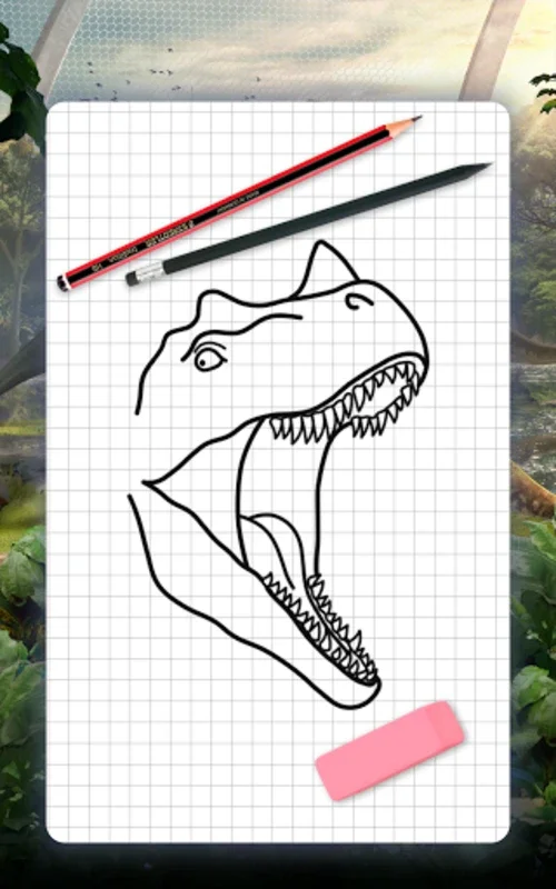 How to Draw Dinosaurs by Steps for Android - Easy Dinosaur Drawing