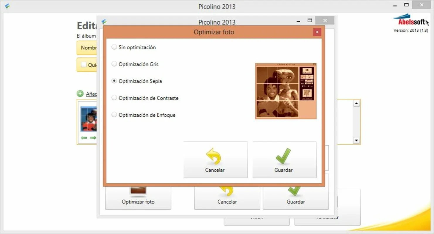 Picolino for Windows: Simple Online Photo Album Creation and Sharing