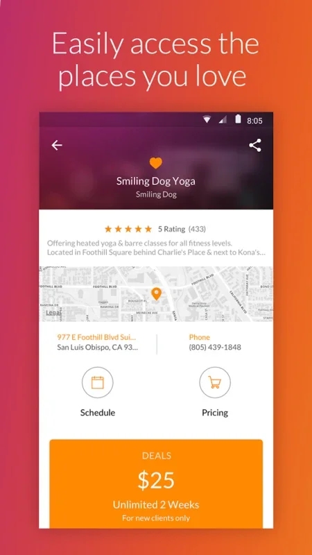 MINDBODY for Android - Download the APK from AppHuts