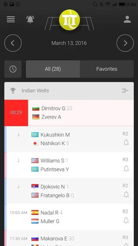 Tennis Temple Beta for Android: Real - Time Tennis Updates