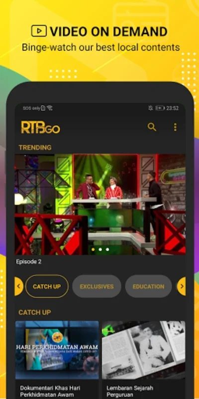 RTBGo for Android - Free Bruneian Media on Your Hand