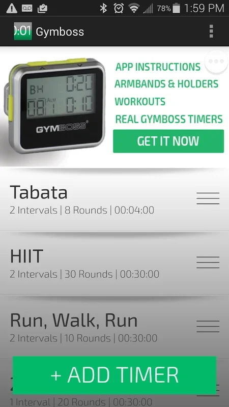 Gymboss for Android: Optimize Your Workouts with Precise Timing