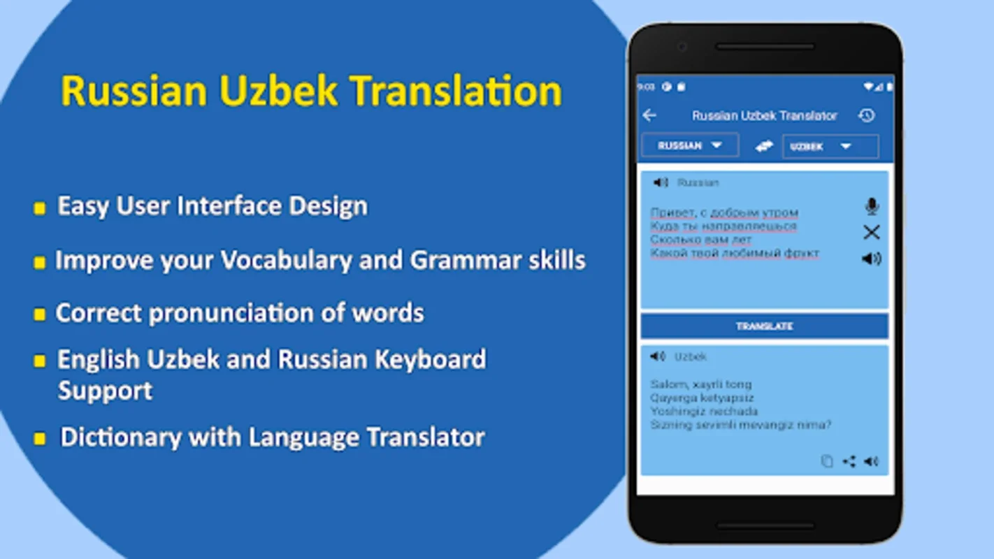 O'Zbekcha Ruscha Tarjimon for Android - Efficient Translation & Learning