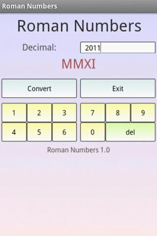 Roman Numbers for Android - Handy Numeral Converter