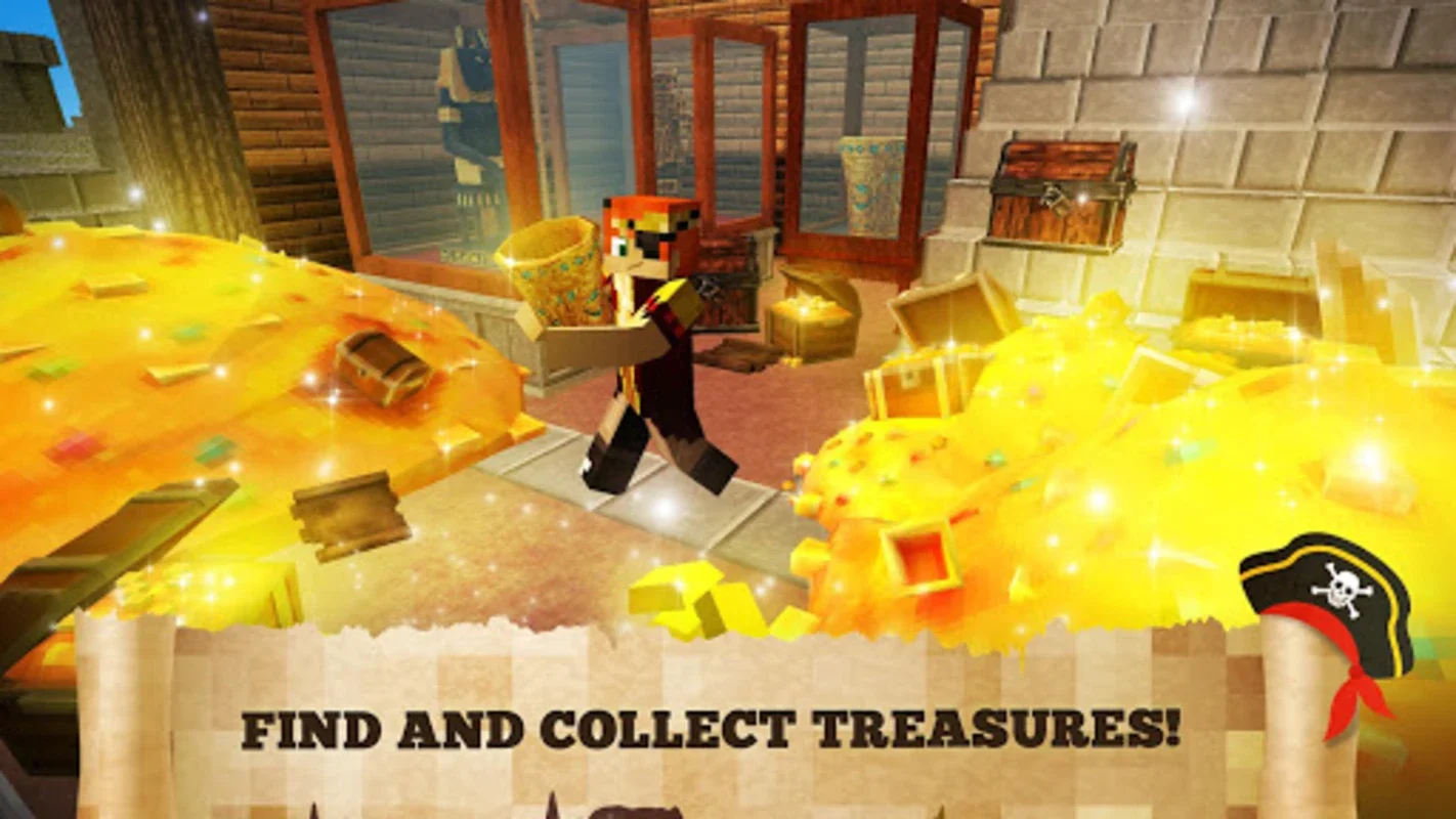 Pirate Crafts Cube Exploration for Android - Unleash Your Pirate Spirit