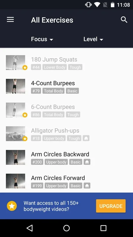 Runtastic Results Training App for Android - No Downloading Needed