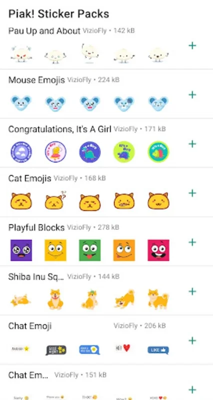 Piak! Stickers for Android - Enhance Chats