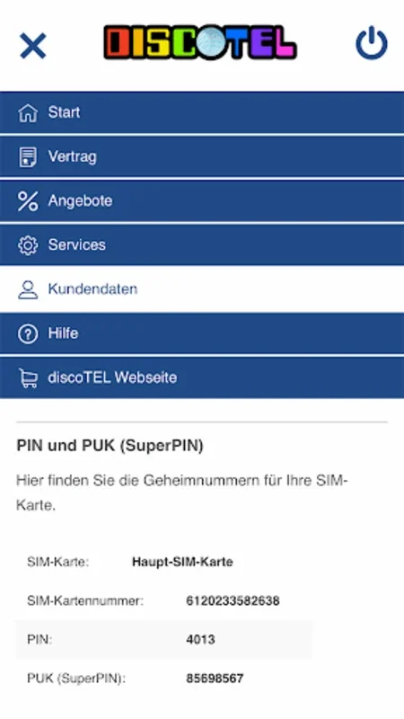 discoTEL Servicewelt for Android: Seamless Mobile Plan Management