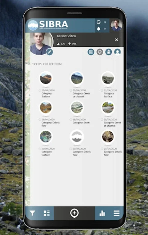 SIBRA | SPOTTERON for Android: Facilitating Geology Engagement