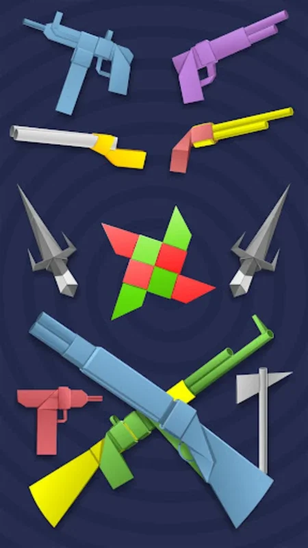 Origami Weapons: Swords & Guns for Android - No Downloading Required