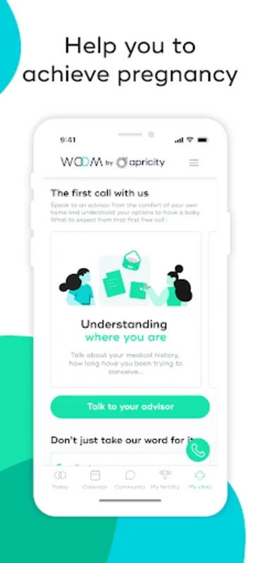 WOOM by Apricity Fertility App for Android: Track Your Fertility