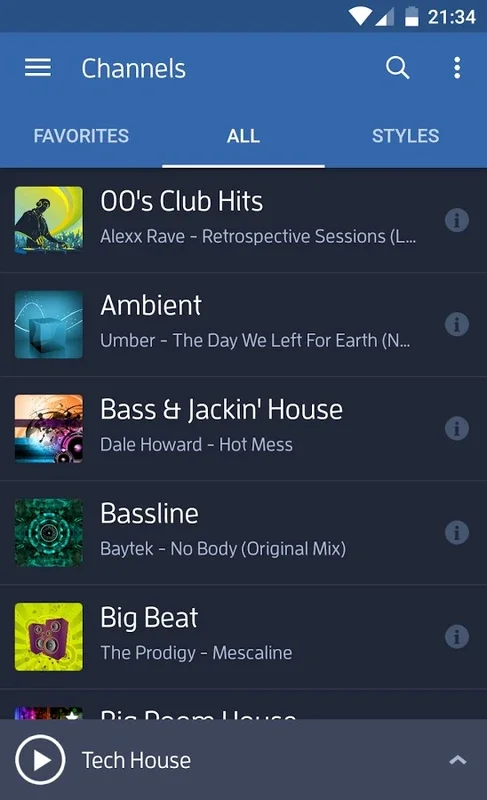 Digitally Imported Radio for Android: Exclusive Electronic Music