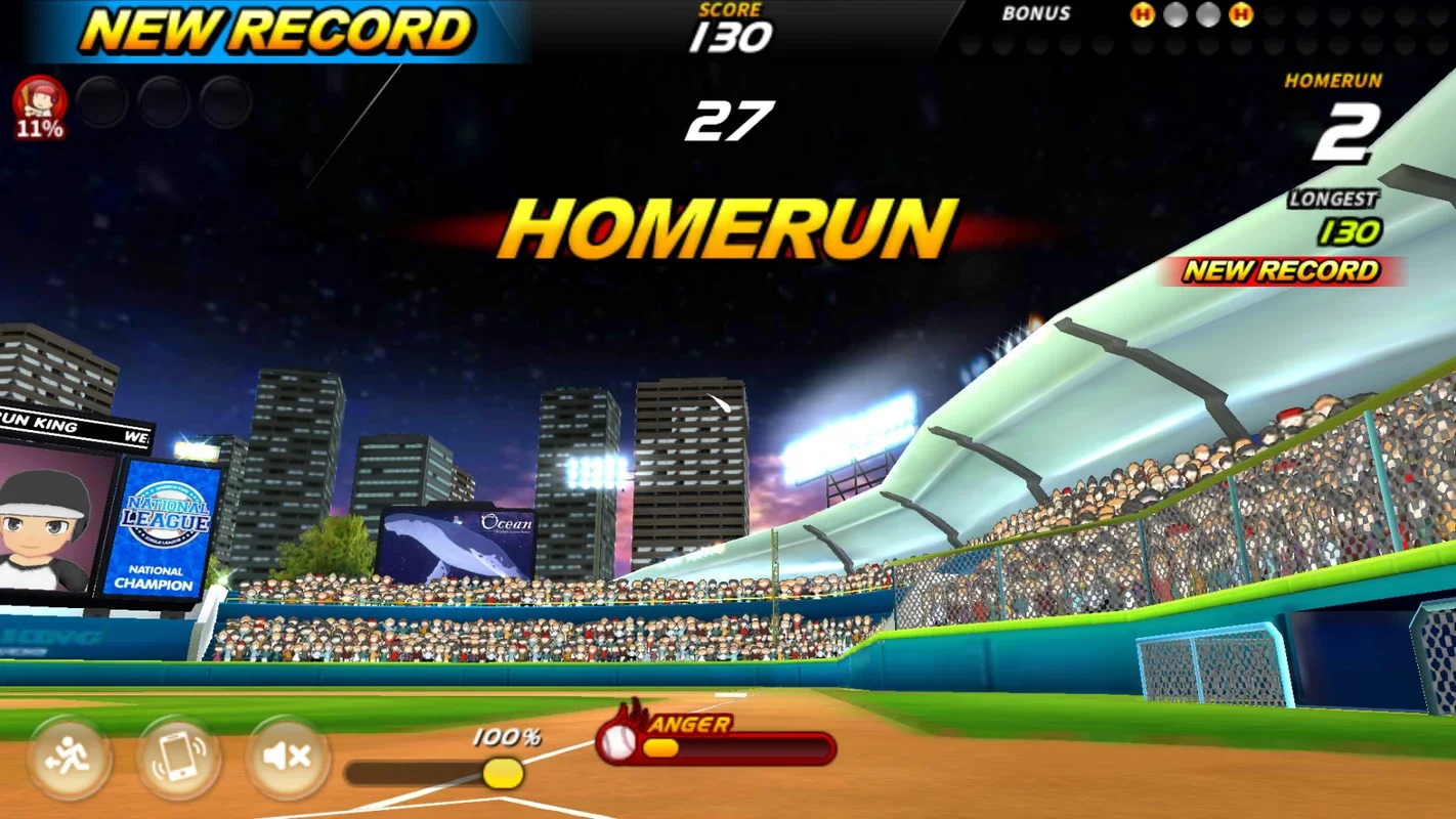 Homerun King for Android - No Downloading Needed