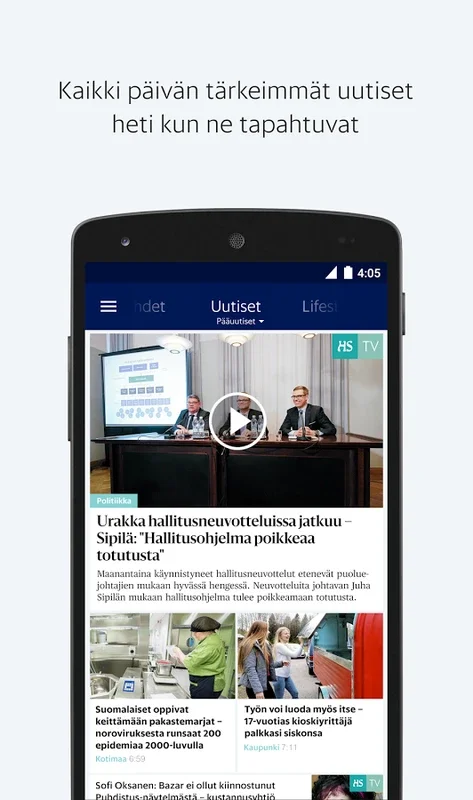 Helsingin Sanomat for Android: Comprehensive News Source