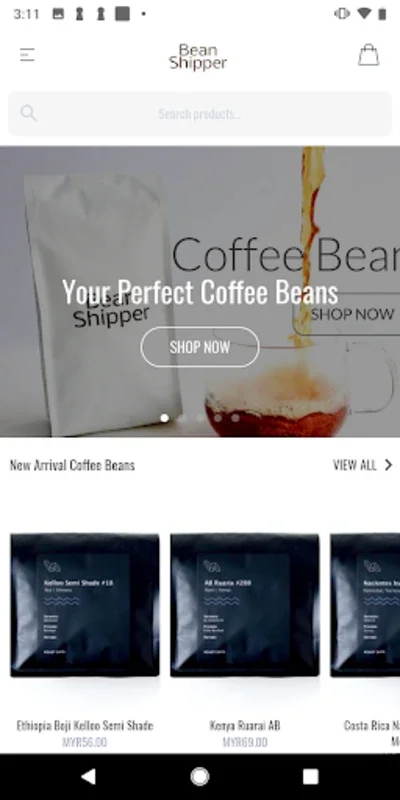 Bean Shipper for Android: Premium Coffee & Chocolates