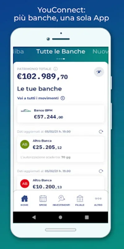 YouApp for Android - Manage Your Finances Securely