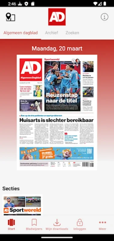 Algemeen Dagblad for Android: Stay Informed