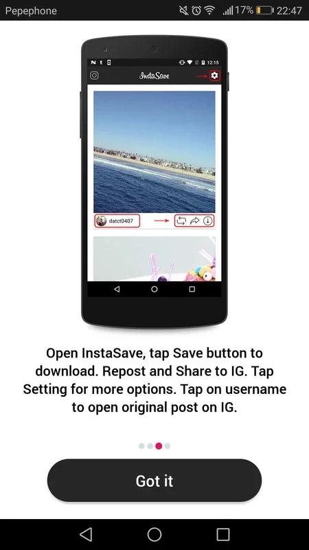 InstaSave for Android: Manage Instagram Media