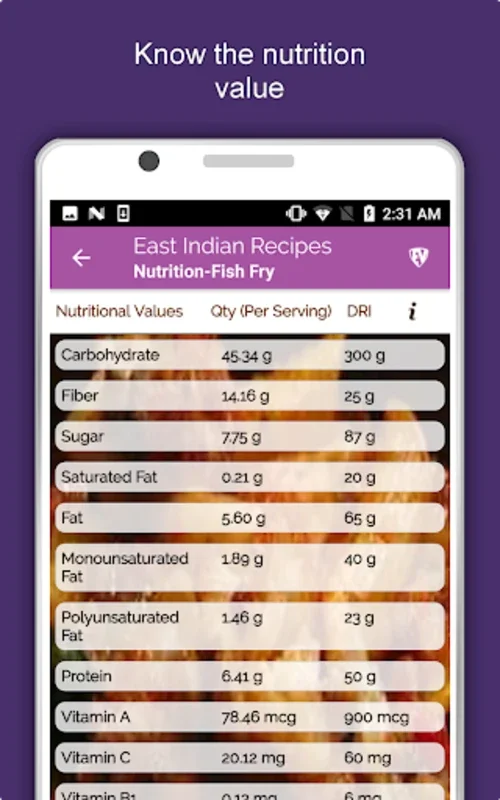 East Indian Recipes for Android - Explore Regional Cuisine