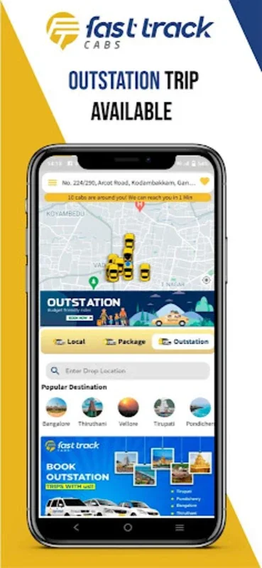 Fasttrack for Android - Reliable Taxi Booking App