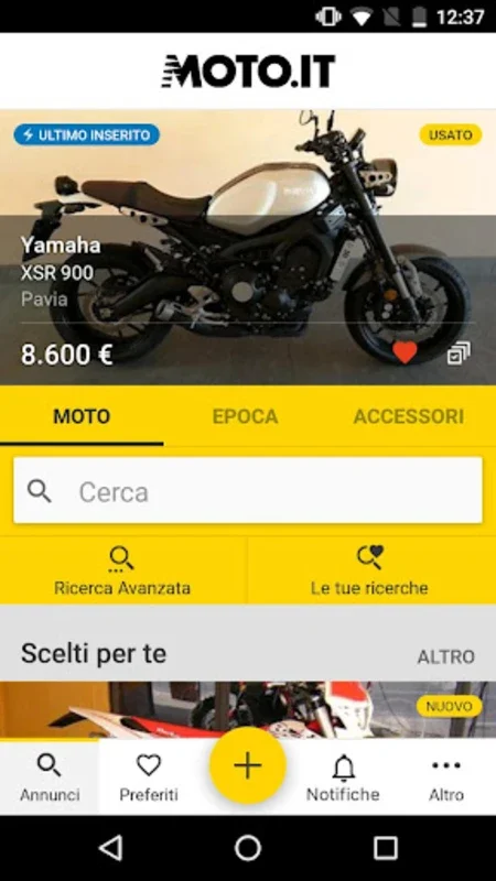 MOTO.IT - Used motorcycles for Android - No Downloading Required