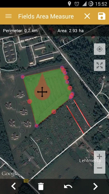 GPS Fields Area Measure for Android - Ideal for Multiple Industries