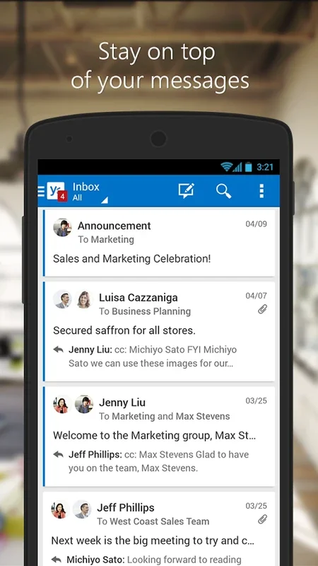 Yammer for Android: Enhancing Business Collaboration