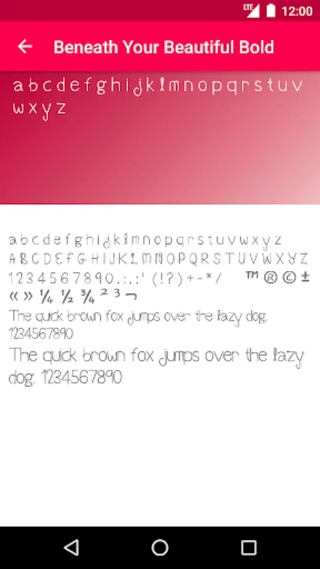 Romance Fonts for FlipFont for Android - Enhance Texting