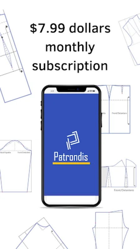 Patrondis - Pattern Making for Android: Custom Clothing App