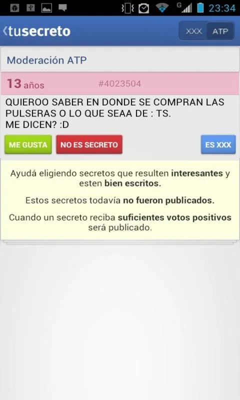 TuSecreto for Android: Anonymous Social Experience