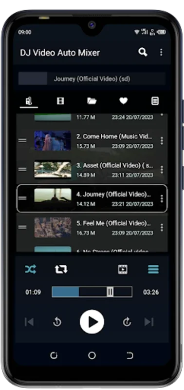 DJ Video Auto Mixer for Android - Seamless Video Mixing