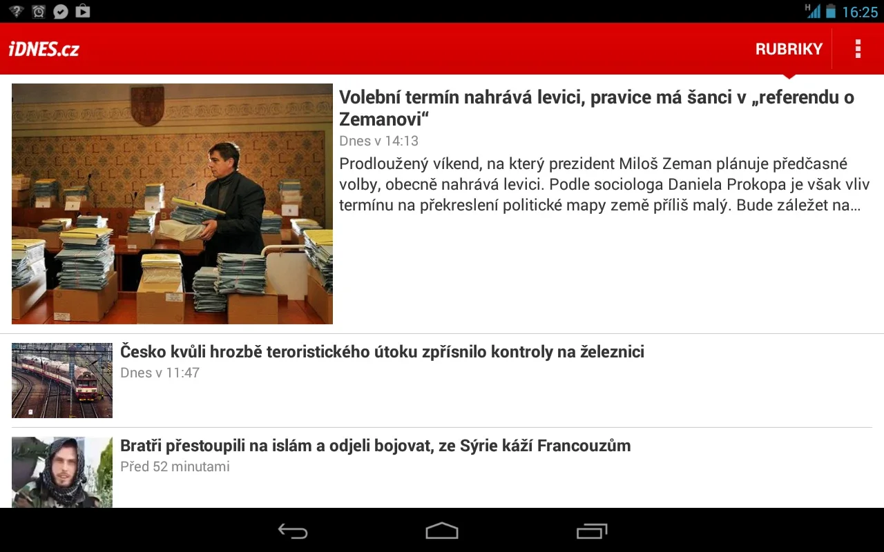 iDNES.cz for Android: Stay Informed with Comprehensive News