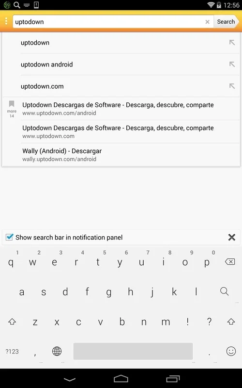 Yandex Start for Android - A Handy Search Bar