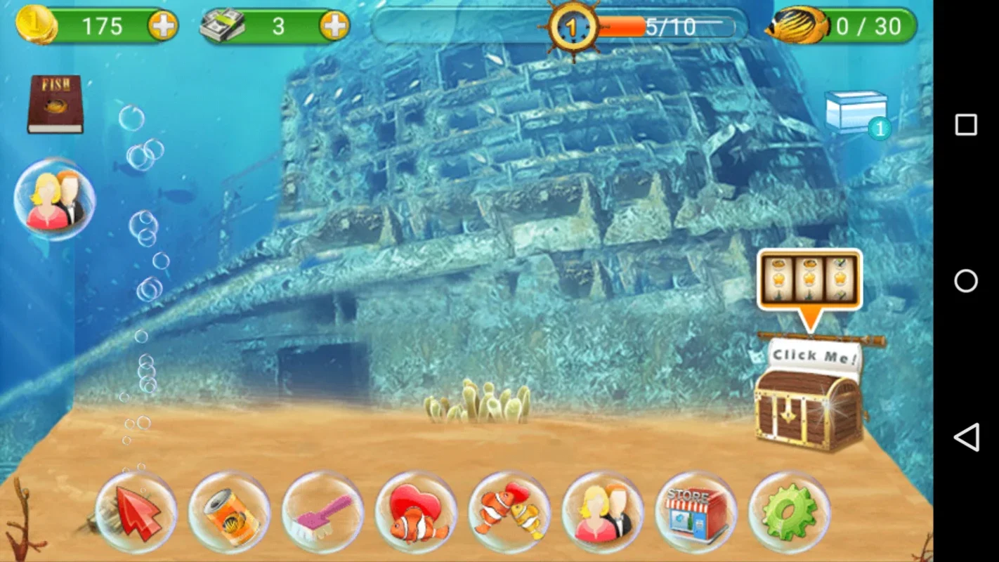 Fish Live for Android: Manage a Virtual Aquarium