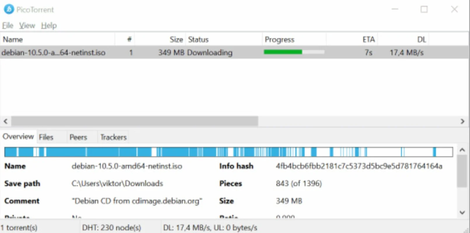 PicoTorrent for Windows - Efficient File Sharing